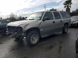 Salvage cars for sale from Copart San Martin, CA: 2002 Chevrolet Suburban C1500