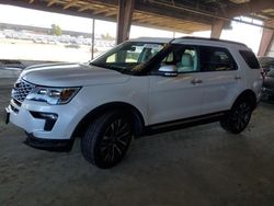 4 X 4 a la venta en subasta: 2018 Ford Explorer Platinum