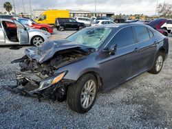 Salvage cars for sale at Riverview, FL auction: 2021 Toyota Camry LE