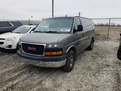 Salvage trucks for sale at Cicero, IN auction: 2011 GMC Savana G3500