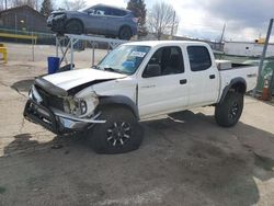 Salvage cars for sale at Denver, CO auction: 2002 Toyota Tacoma Double Cab