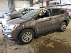 Salvage cars for sale at Eldridge, IA auction: 2016 Honda CR-V EX