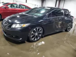 Salvage cars for sale at West Mifflin, PA auction: 2013 Honda Civic SI