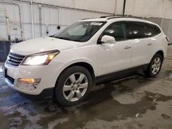 Salvage cars for sale at Avon, MN auction: 2017 Chevrolet Traverse LT