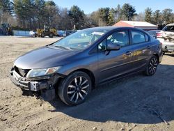 Salvage cars for sale at Mendon, MA auction: 2014 Honda Civic EXL