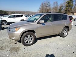 Salvage cars for sale at Concord, NC auction: 2008 Toyota Rav4 Limited