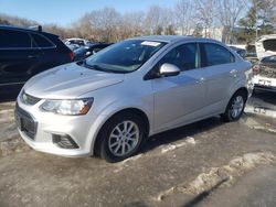 Salvage cars for sale at North Billerica, MA auction: 2018 Chevrolet Sonic LT