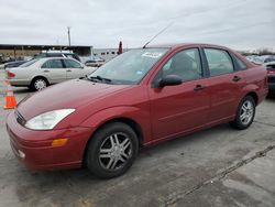 Salvage cars for sale at Grand Prairie, TX auction: 2001 Ford Focus SE