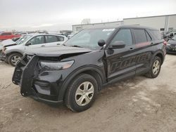 SUV salvage a la venta en subasta: 2021 Ford Explorer Police Interceptor