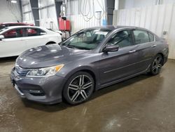 Salvage cars for sale at Ham Lake, MN auction: 2017 Honda Accord Sport