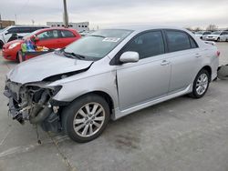 Salvage cars for sale at Grand Prairie, TX auction: 2010 Toyota Corolla Base