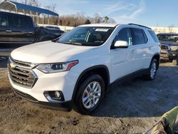 Salvage cars for sale at Spartanburg, SC auction: 2021 Chevrolet Traverse LT