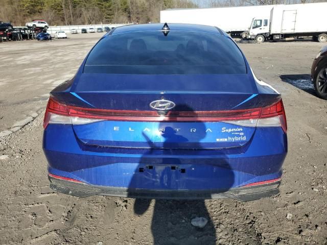 2023 Hyundai Elantra Blue