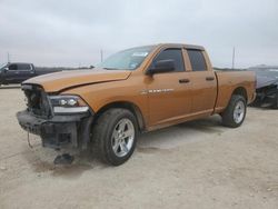 Salvage cars for sale at New Braunfels, TX auction: 2012 Dodge RAM 1500 ST