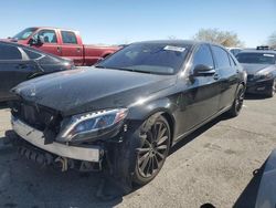 Salvage cars for sale at North Las Vegas, NV auction: 2015 Mercedes-Benz S 550