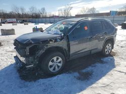 Salvage cars for sale at Chicago Heights, IL auction: 2021 Toyota Rav4 LE