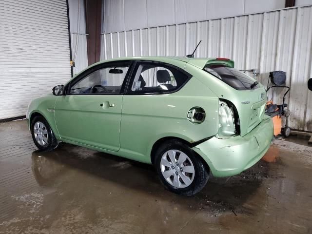 2010 Hyundai Accent Blue