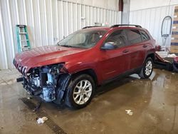 Salvage cars for sale at Franklin, WI auction: 2015 Jeep Cherokee Sport