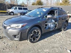 Salvage cars for sale at Waldorf, MD auction: 2021 Subaru Crosstrek Limited