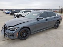 Salvage cars for sale at Grand Prairie, TX auction: 2020 BMW 330I