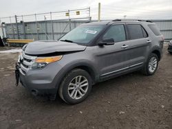 Salvage cars for sale at Dyer, IN auction: 2012 Ford Explorer XLT