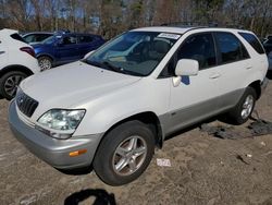 Lexus rx 300 Vehiculos salvage en venta: 2002 Lexus RX 300