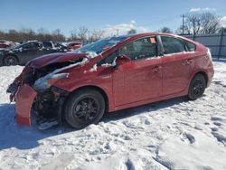 Salvage cars for sale at Chicago Heights, IL auction: 2012 Toyota Prius