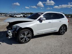 Salvage cars for sale at West Palm Beach, FL auction: 2022 Volvo XC60 B5 Inscription