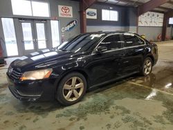 Salvage cars for sale at East Granby, CT auction: 2013 Volkswagen Passat SE