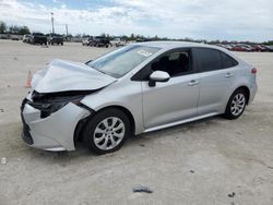 Salvage cars for sale at Arcadia, FL auction: 2022 Toyota Corolla LE