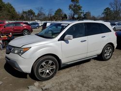 Salvage cars for sale at Hampton, VA auction: 2008 Acura MDX Technology