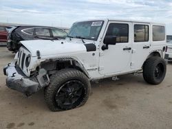 Salvage cars for sale at Fresno, CA auction: 2015 Jeep Wrangler Unlimited Sahara