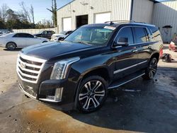 Salvage cars for sale at Savannah, GA auction: 2015 Cadillac Escalade Luxury