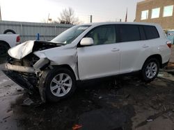 Toyota salvage cars for sale: 2012 Toyota Highlander Base