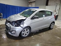 Chevrolet salvage cars for sale: 2019 Chevrolet Spark LS