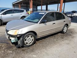 Honda Civic lx salvage cars for sale: 2001 Honda Civic LX