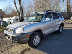 Salvage cars for sale at Portland, OR auction: 2003 Hyundai Santa FE GLS