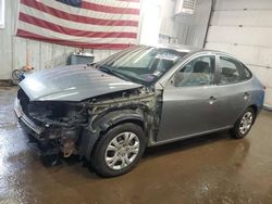 Salvage cars for sale at Lyman, ME auction: 2010 Hyundai Elantra Blue