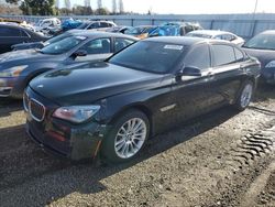 Salvage cars for sale at Vallejo, CA auction: 2015 BMW 750 LI