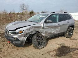 Salvage cars for sale at Columbia Station, OH auction: 2019 Jeep Cherokee Trailhawk