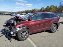 Toyota Highlander se salvage cars for sale: 2017 Toyota Highlander SE