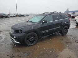 Salvage cars for sale at Woodhaven, MI auction: 2014 Jeep 2015 Jeep Grand Cherokee Laredo