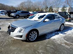 Salvage cars for sale at North Billerica, MA auction: 2017 Cadillac ATS Luxury