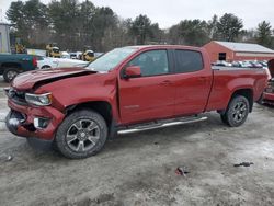 Salvage cars for sale at Mendon, MA auction: 2016 Chevrolet Colorado Z71