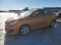 Salvage cars for sale at Nisku, AB auction: 2009 Toyota Corolla Matrix S