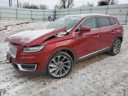 Lincoln Vehiculos salvage en venta: 2019 Lincoln Nautilus Reserve