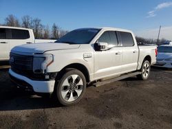 Salvage cars for sale at Portland, OR auction: 2023 Ford F150 Lightning PRO