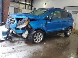 Salvage cars for sale at Chicago Heights, IL auction: 2019 Ford Ecosport SE