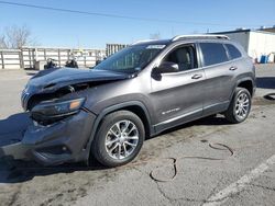 Salvage cars for sale at Anthony, TX auction: 2020 Jeep Cherokee Latitude Plus