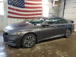 Salvage cars for sale at Lyman, ME auction: 2019 Honda Accord Touring Hybrid